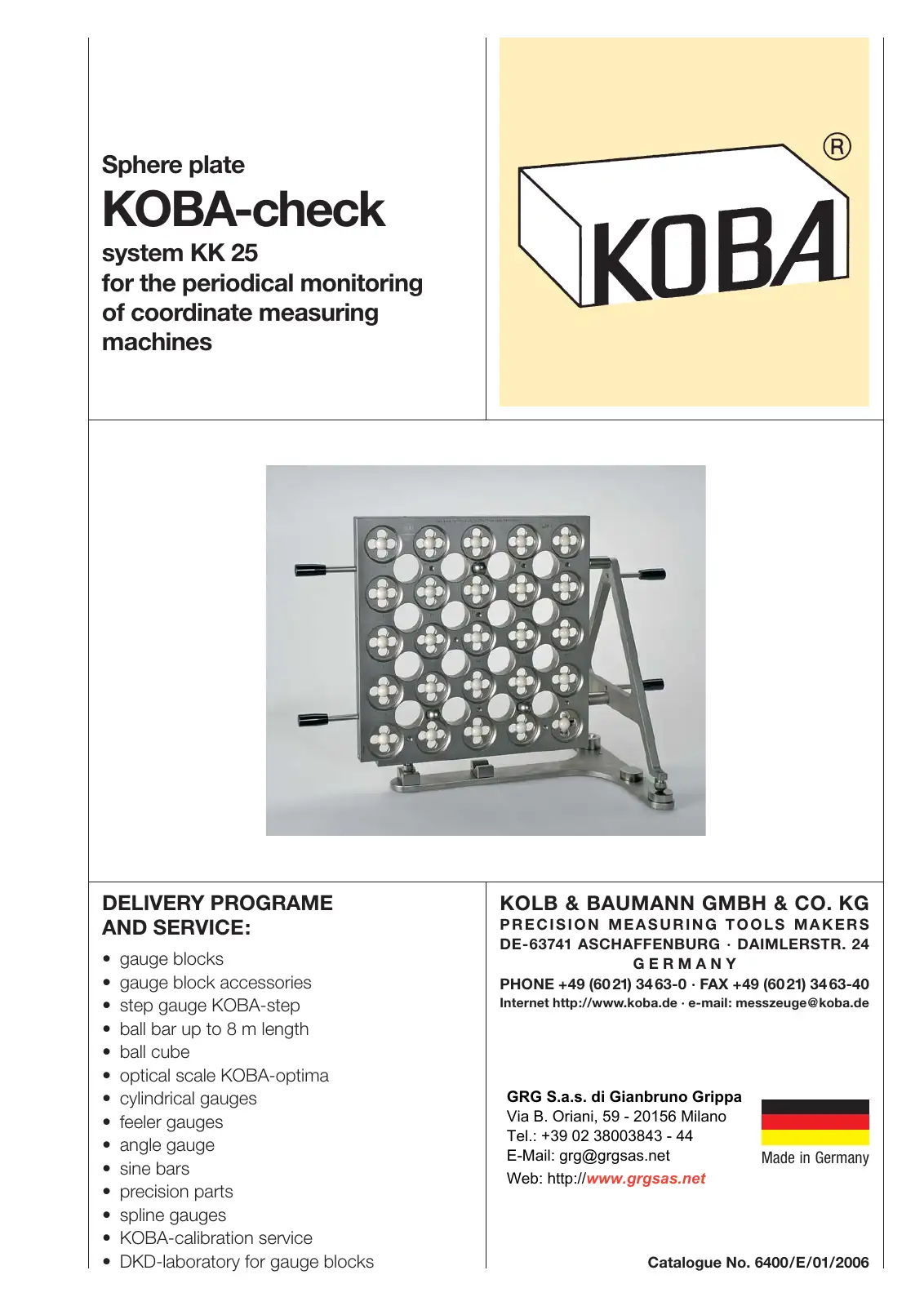 Catalogo KOBA Check